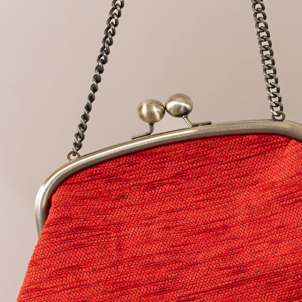 Scottish Fold Red Velvet Fabric Bag