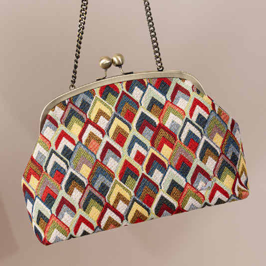 Scottish Fold Moziac Fabric Bag
