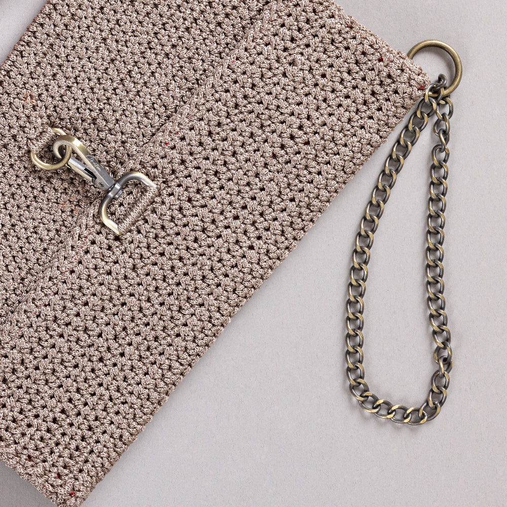 Red and Pink Stray Crochet Chaton Bag