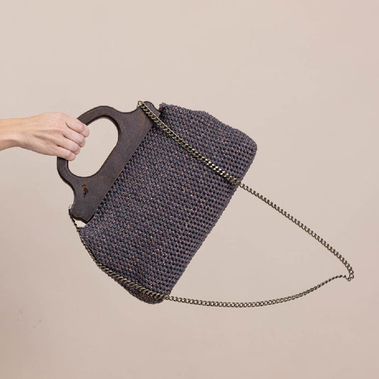 Brown Lilibet Large Crochet Bag
