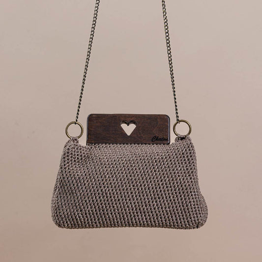 Brown Valentina Crochet Bag
