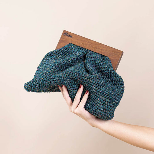 Green Bombay Small Crochet Bag