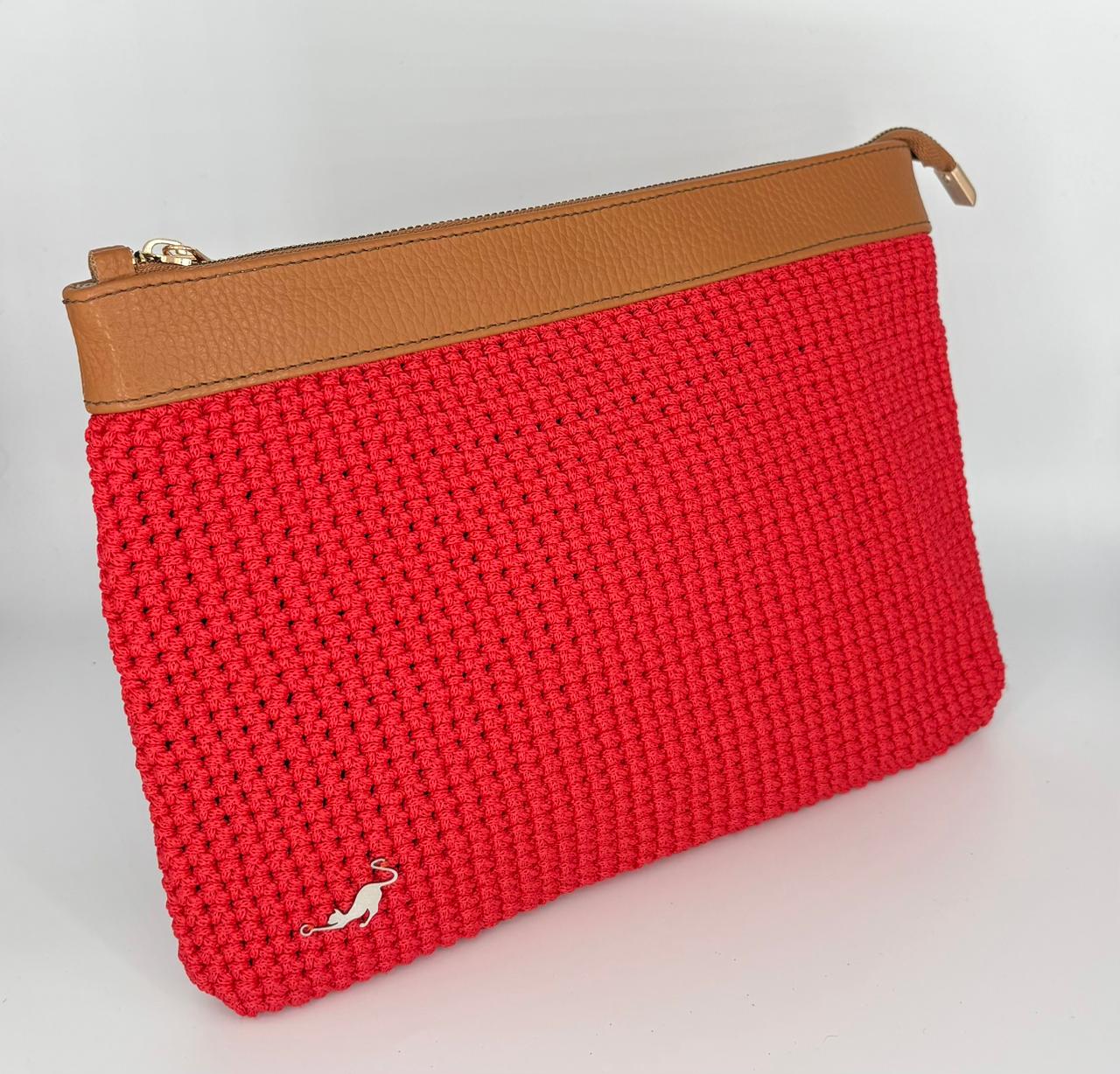 Crochet Kitty Chaton Bag